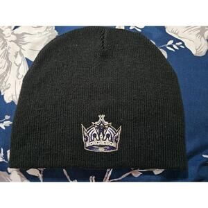 Men's World Sports Sacramento Kings Beanie Cap NBA Black We Are The Kings Logo